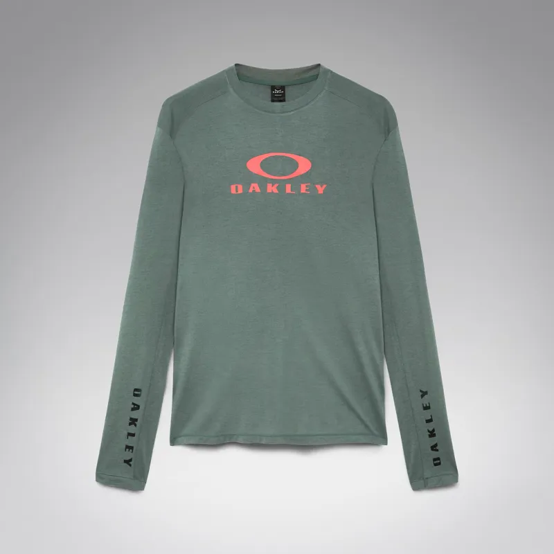 Oakley Seeker Flow Long Sleeve Jersey in Aviator Green-4