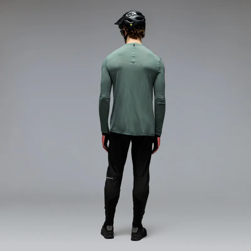 Oakley Seeker Flow Long Sleeve Jersey in Aviator Green-1