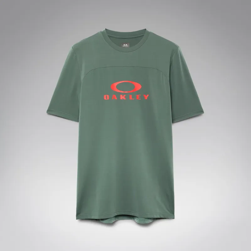 Oakley Seeker Flow Short Sleeve Jersey in Aviator Green-2