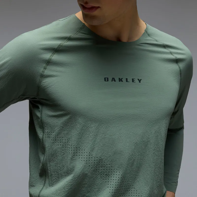 Oakley Seeker Whip Long Sleeve Jersey in Aviator Green-1