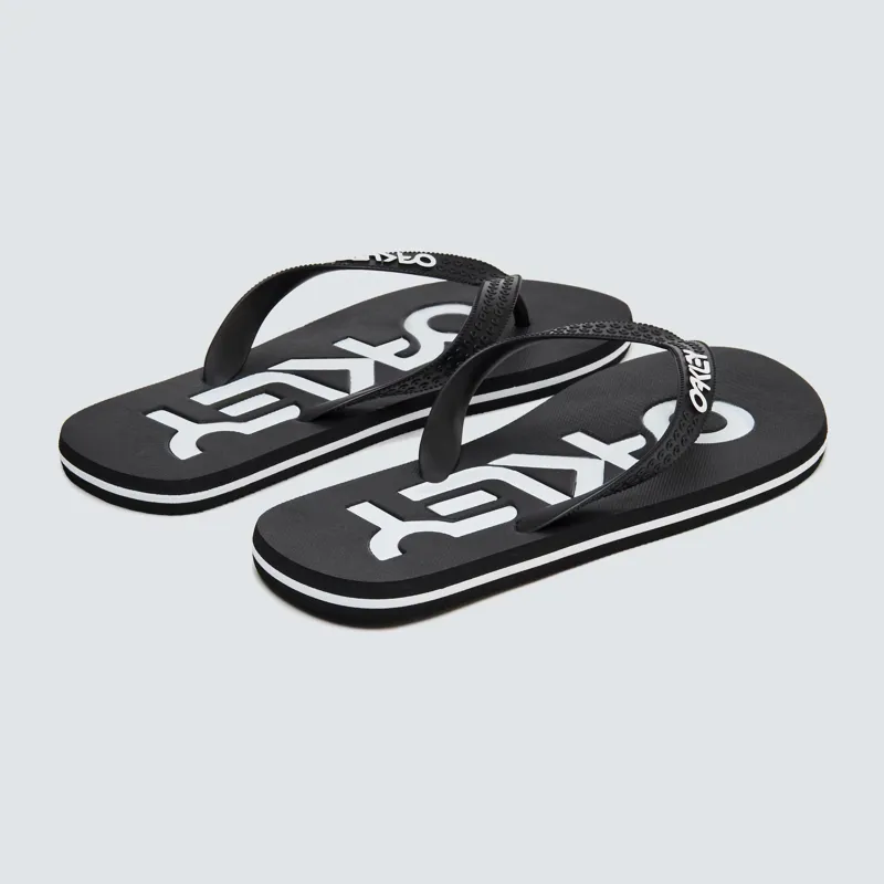 Oakley College Flip Flop Blackout Thongs-3