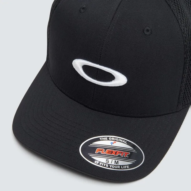 Oakley Ellipse Mesh Hat Black/White-2