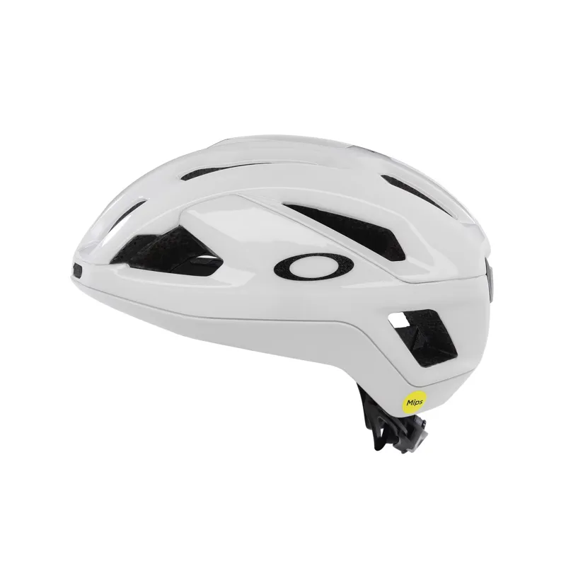 Oakley Aro3 Endurance Helmet Mips Polished White with Black logo-1