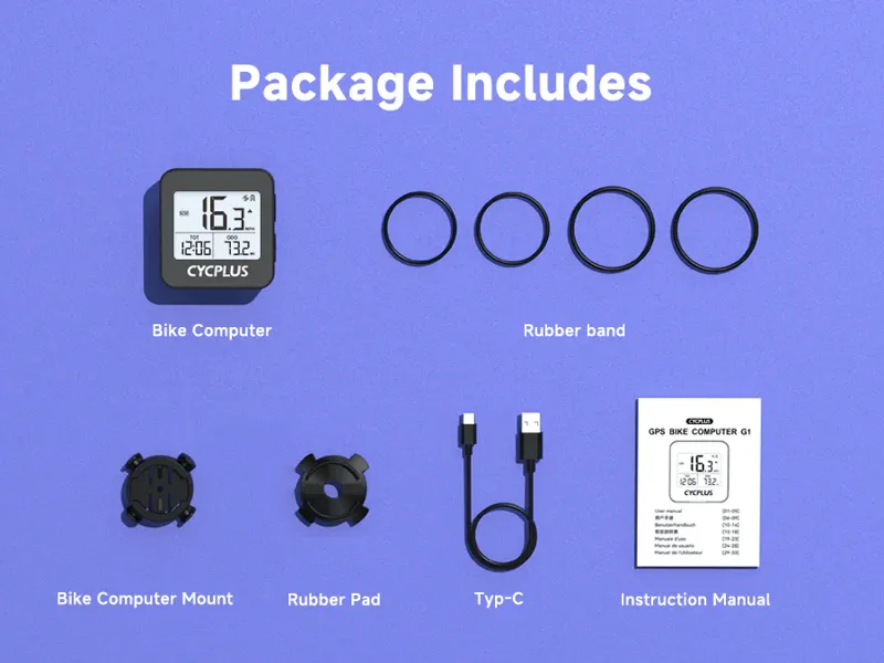 CYCPLUS G1 Mini GPS Wireless Bike Computer-2