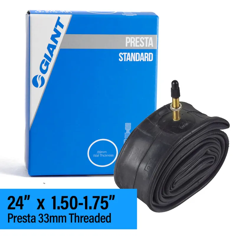 Giant Tube 24x1.50-1.75 Threaded Presta Valve 33mm