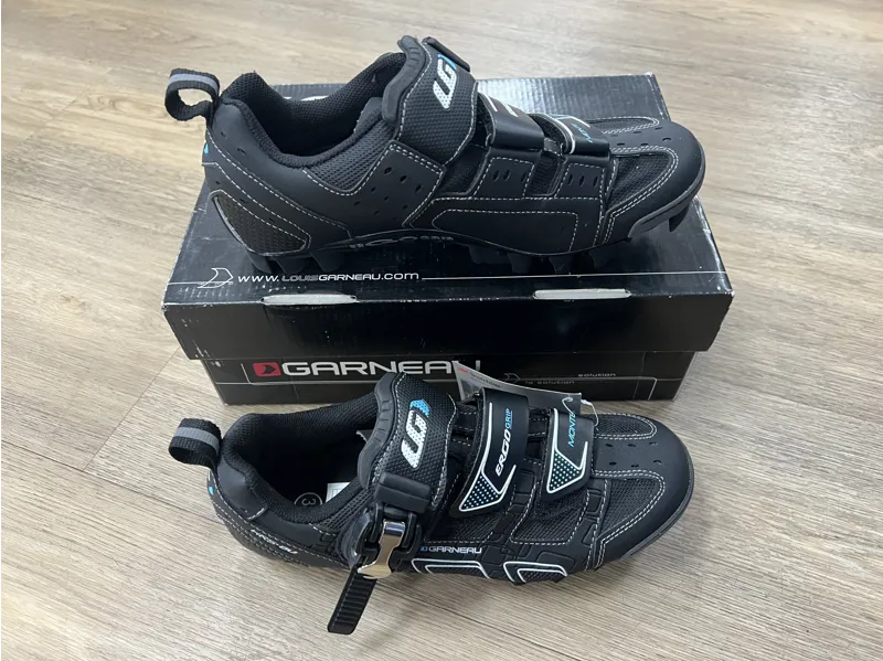 Louis Garneau Womens Monte MTB Shoes EU38 Black/Blue/White