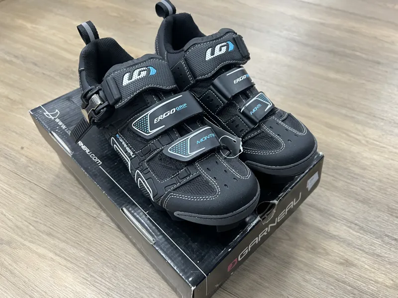 Louis Garneau Womens Monte MTB Shoes EU38 Black/Blue/White-1