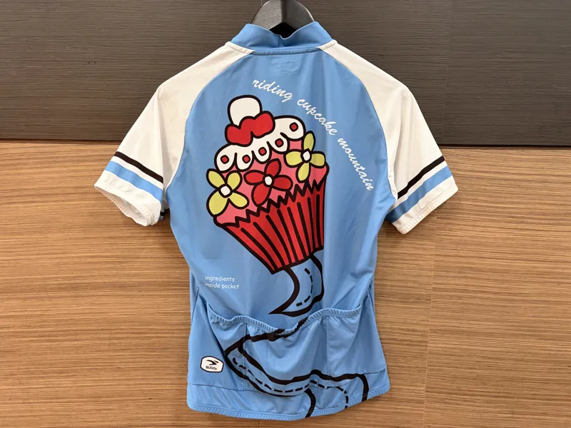 Sugoi Womens Jersey Cupcake Blue Medium-1