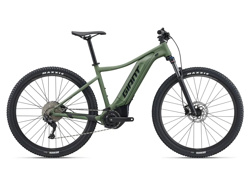 2023 Giant Talon E+ 1 29er MTB E-Bike Shale Green-1
