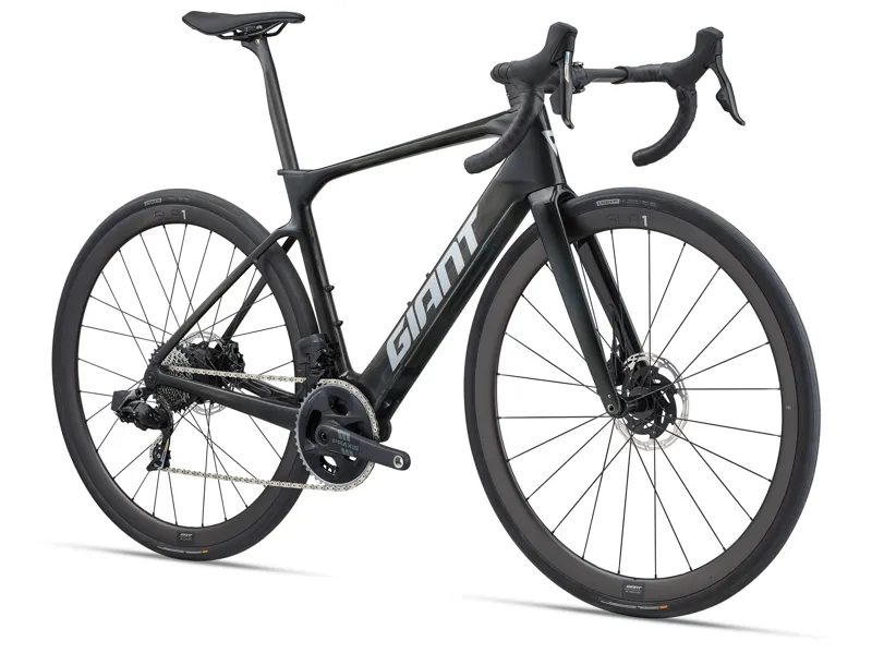 2025 Giant Defy Advanced E+ Elite 1 25km/h Raw Carbon-1
