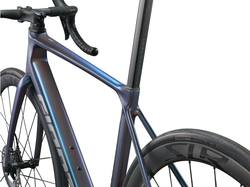 Giant TCR Advanced Pro 0-Di2 Road Bike In Gloss Ocean Twilight/Lightning-11