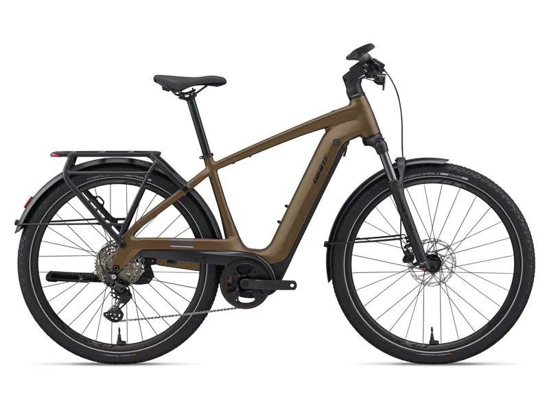 2026 Giant Explore E+ 3 Double Diamond E-Bike Pyrite Brown