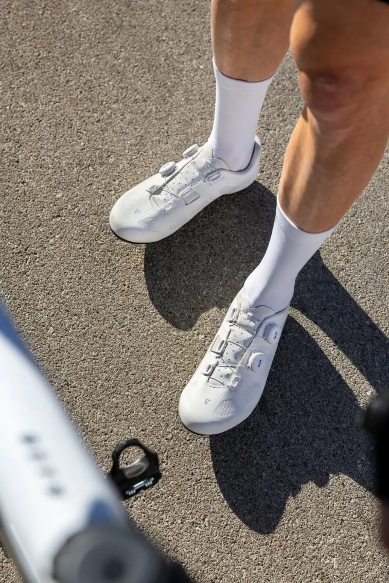 Giant Surge 1 Matte White Road Cycling Shoes-5