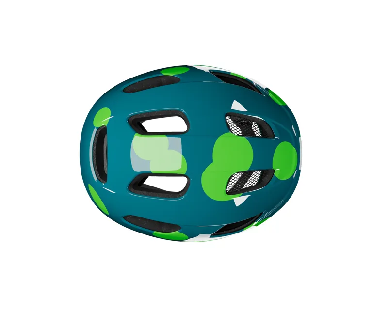 Lazer Nutz 2.0 KinetiCore Kids Helmet Green Dots-1