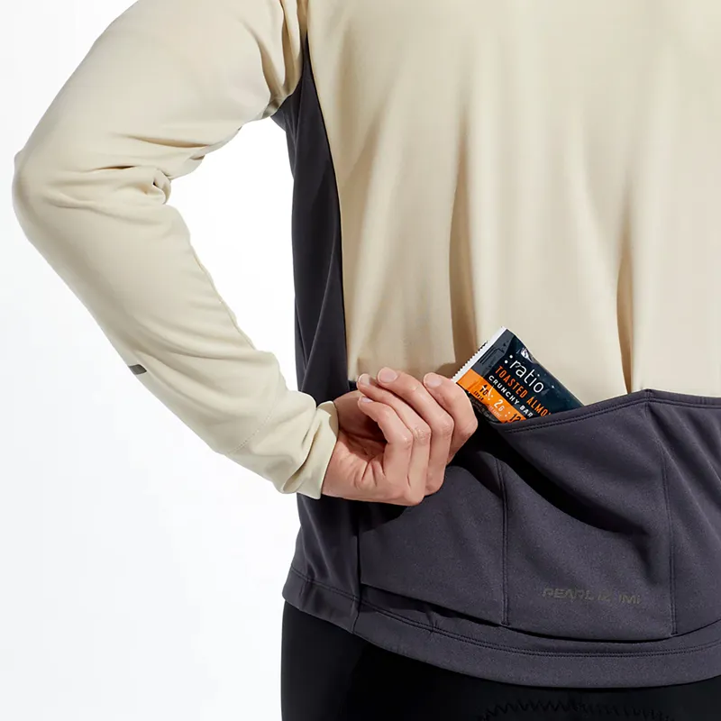 Pearl iZumi Quest Thermal Jersey Stone Dark Ink XXL-6