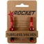 Rocket Tubeless Valve Kit Pair 60mm Red