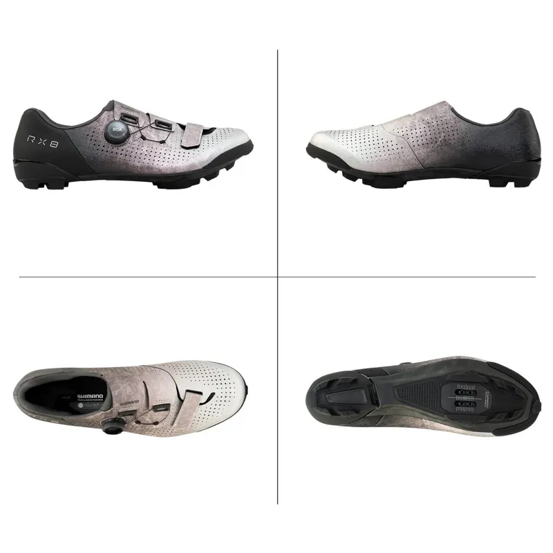 Shimano SH-RX801 Gravel/XC Shoes Silver-3