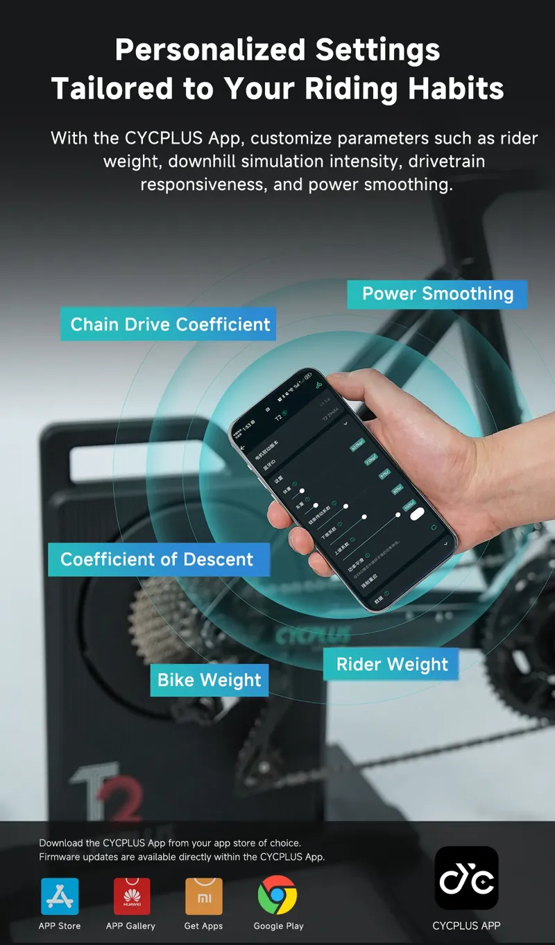 Cycplus T2H Smart Direct Drive Bike Trainer -7