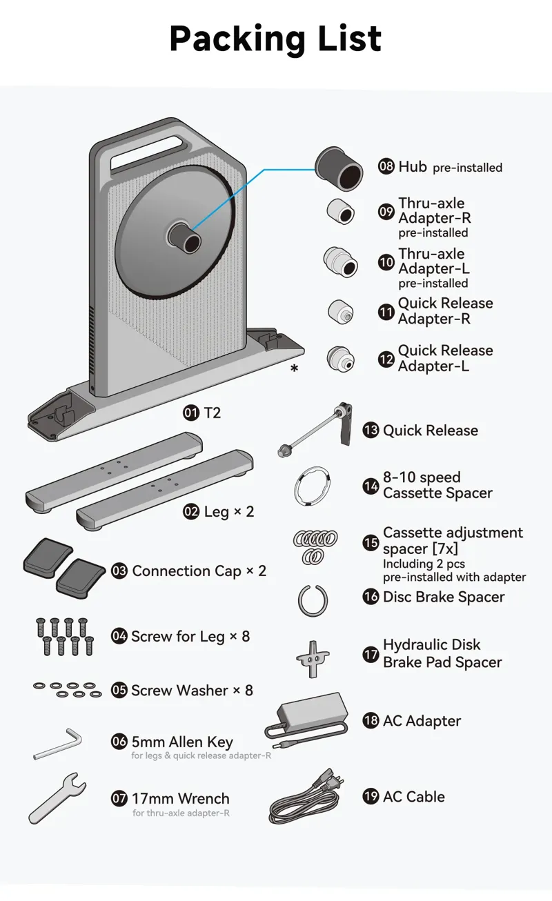 Cycplus T2H Smart Direct Drive Bike Trainer -12