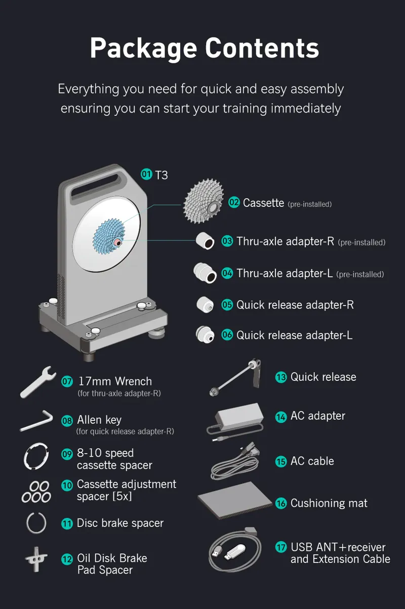 CYCPLUS T3 Smart Direct Drive Bike Trainer-5