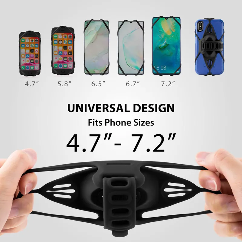 Bone Bike Tie Pro 4 Stem Mount Phone Holder BlacK-4