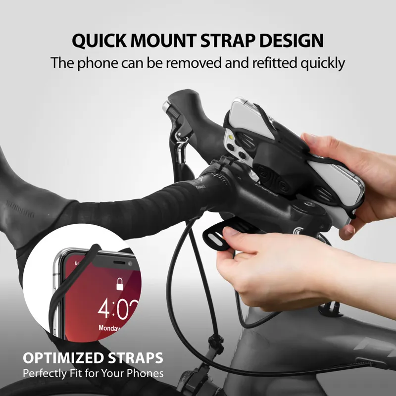 Bone Bike Tie Pro 4 Stem Mount Phone Holder BlacK-3