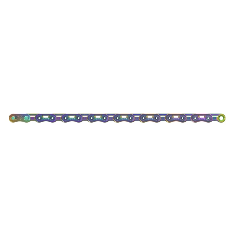 SRAM Red E1 Flat Top Chain 126 Links Rainbow 12/13 Speed