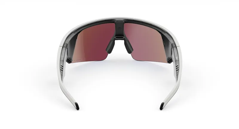 Oakley Meta Vanguard AI Sunglasses White with Prizm Sapphire Lenses-3