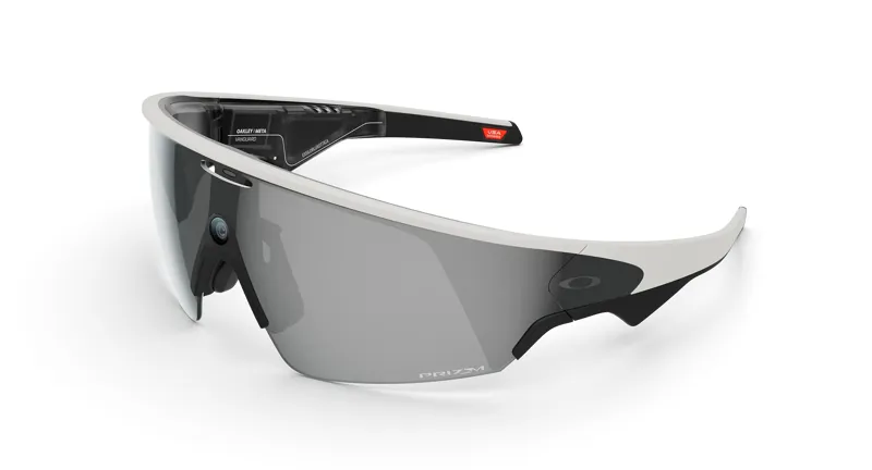 Oakley Meta Vanguard AI Sunglasses White with Prizm Black Lenses