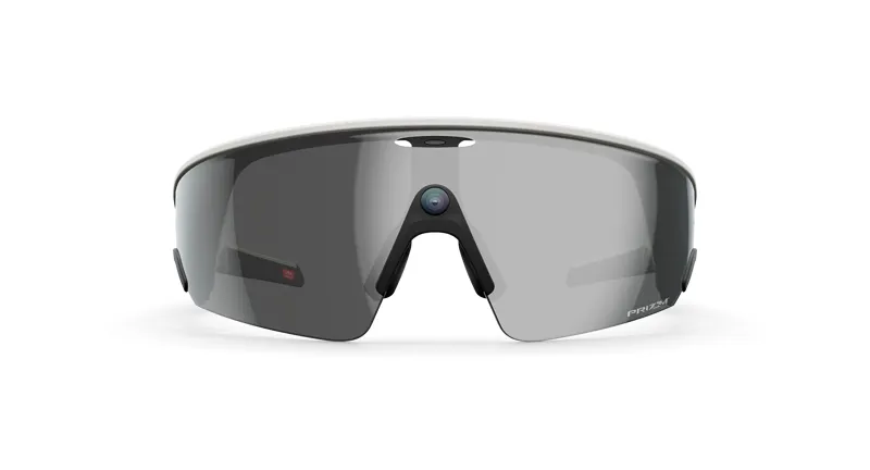 Oakley Meta Vanguard AI Sunglasses White with Prizm Black Lenses-2