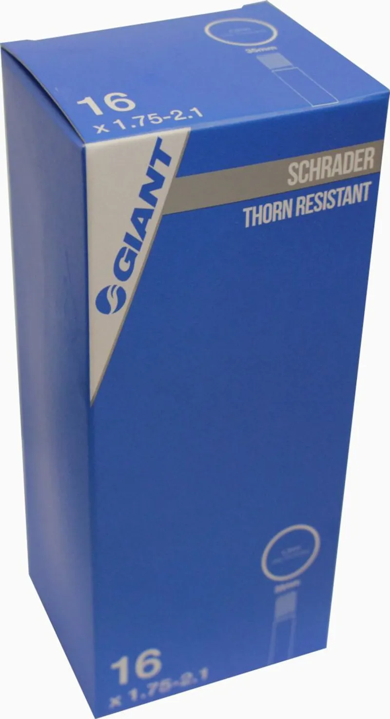 Giant Tube 16 x 1.75-2.1 Schrader Valve 35mm Thorn Resistant