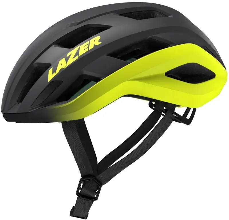 Lazer Strada KinetiCore Helmet Matte Dark Grey Flash Yellow-3