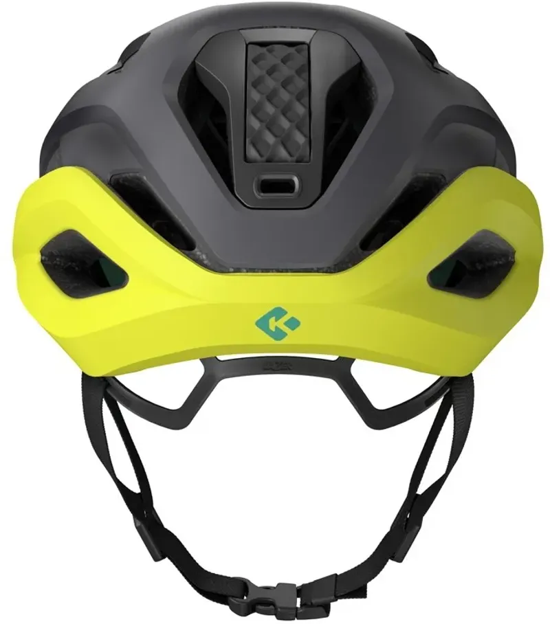 Lazer Strada KinetiCore Helmet Matte Dark Grey Flash Yellow-2