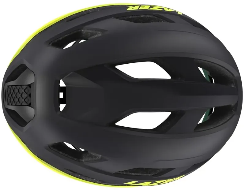 Lazer Strada KinetiCore Helmet Matte Dark Grey Flash Yellow-4