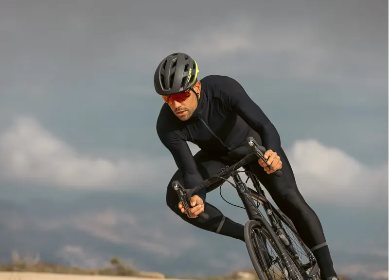 Lazer Strada KinetiCore Helmet Matte Dark Grey Flash Yellow-6