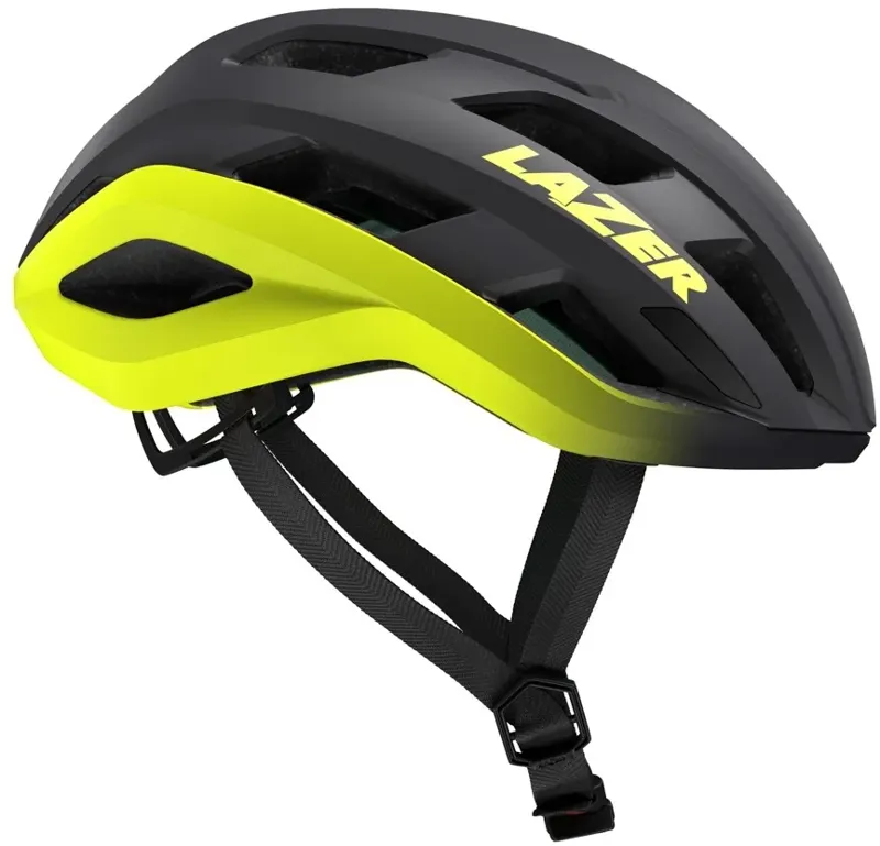 Lazer Strada KinetiCore Helmet Matte Dark Grey Flash Yellow