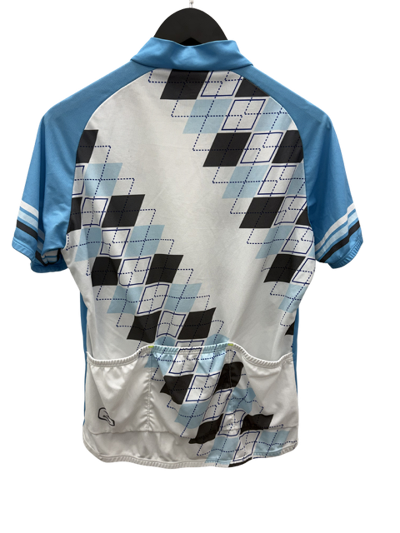 Sugoi Jersey Blue Checker Womens Medium-1