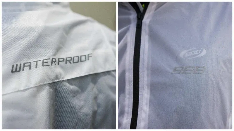 BBB Stormshield Rain Jacket Semi Transparent White-2