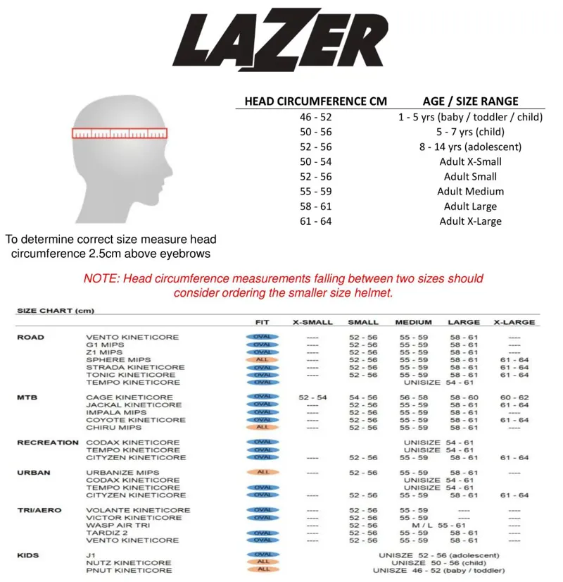 Lazer Helmet Tonic KC White Orange Large-2