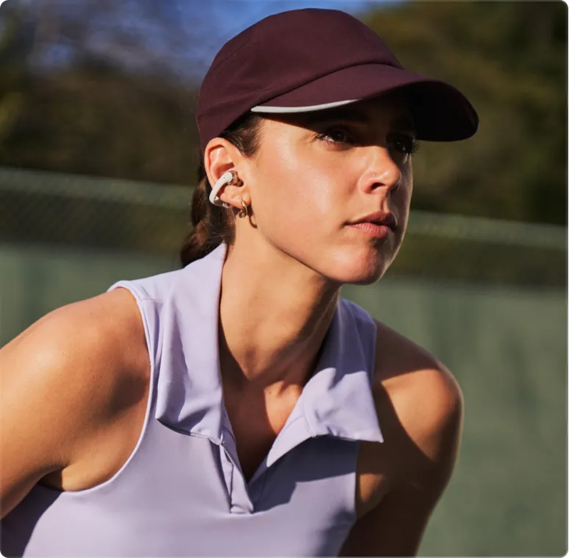 Shokz Opendots One True Wireless Earbuds Grey-4