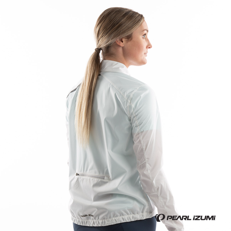 Pearl iZumi Jacket Womens Zephrr Barrier White in Medium size-3