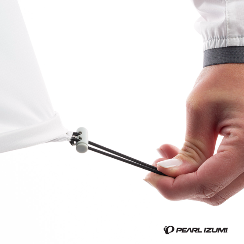 Pearl iZumi Jacket Womens Zephrr Barrier White in Medium size-4