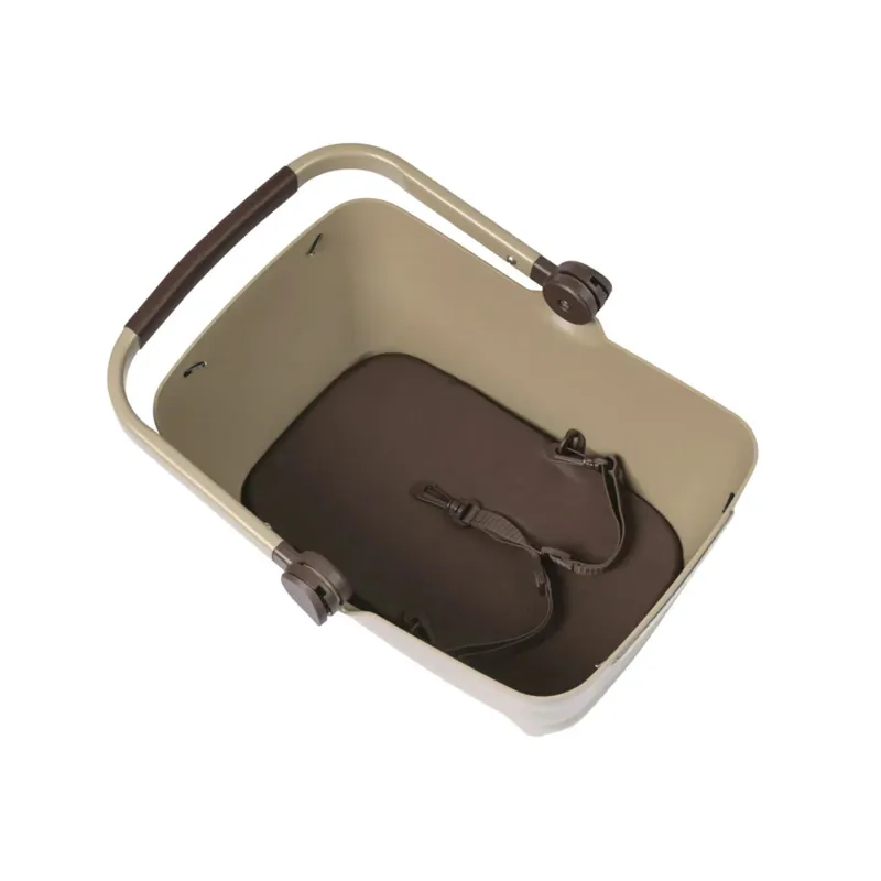 Basil Buddy Dog Bicycle Basket MIK Bicotti Brown-4