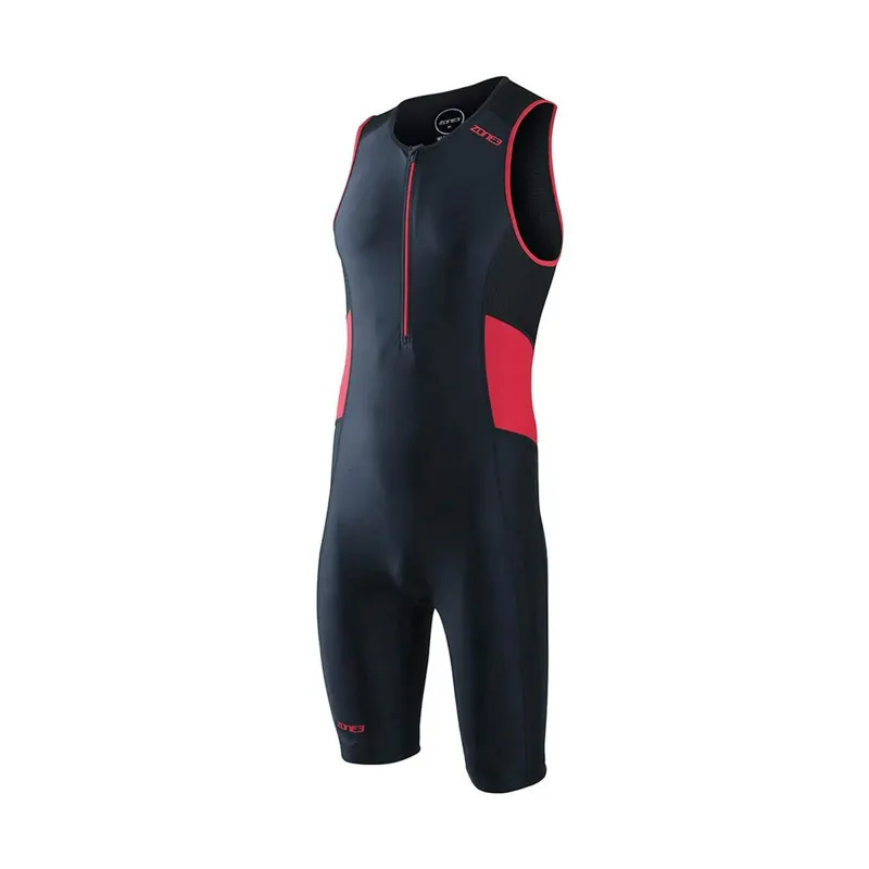 Zone 3 Mens Activate Sleeveless Tri Suit Black/Red