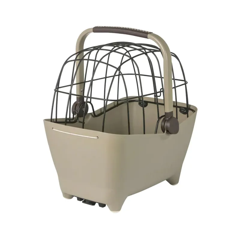 Basil Buddy Dog Bicycle Basket MIK Bicotti Brown-8