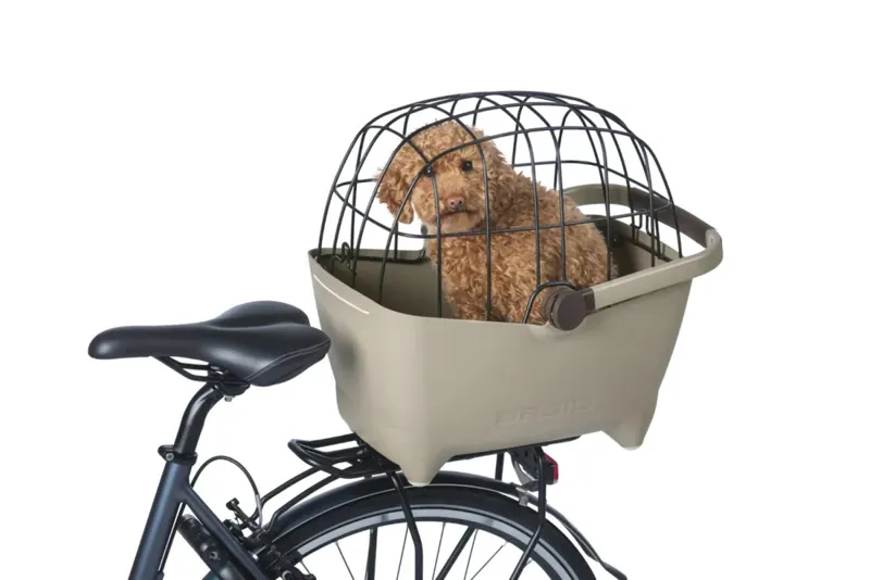 Basil Buddy Dog Bicycle Basket MIK Bicotti Brown-5