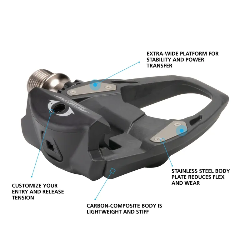 Shimano PD-R7000 SPD-SL 105 Carbon Pedals-1