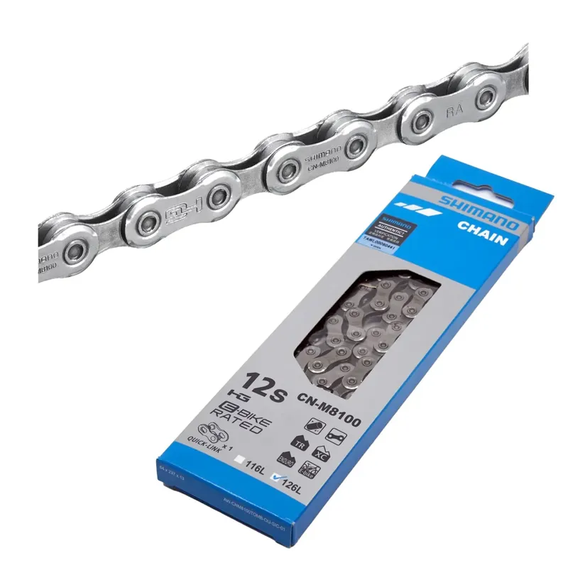 Shimano CN-M8100 XT Chain 12 Speed w/Quick Link 126 Links