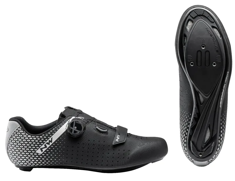 Northwave Shoe Core Plus 2 Black/Silver-1