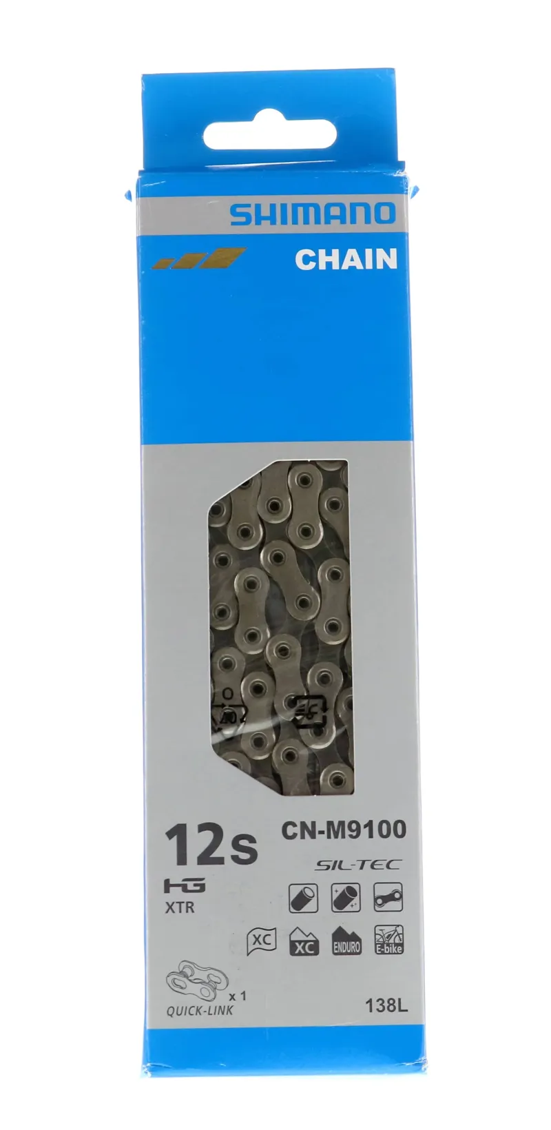 Shimano CN-M9100 XTR/Dura-Ace 12-Speed Chain 116L with Quick Link-1